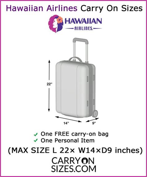 hawaii airlines baggage limit